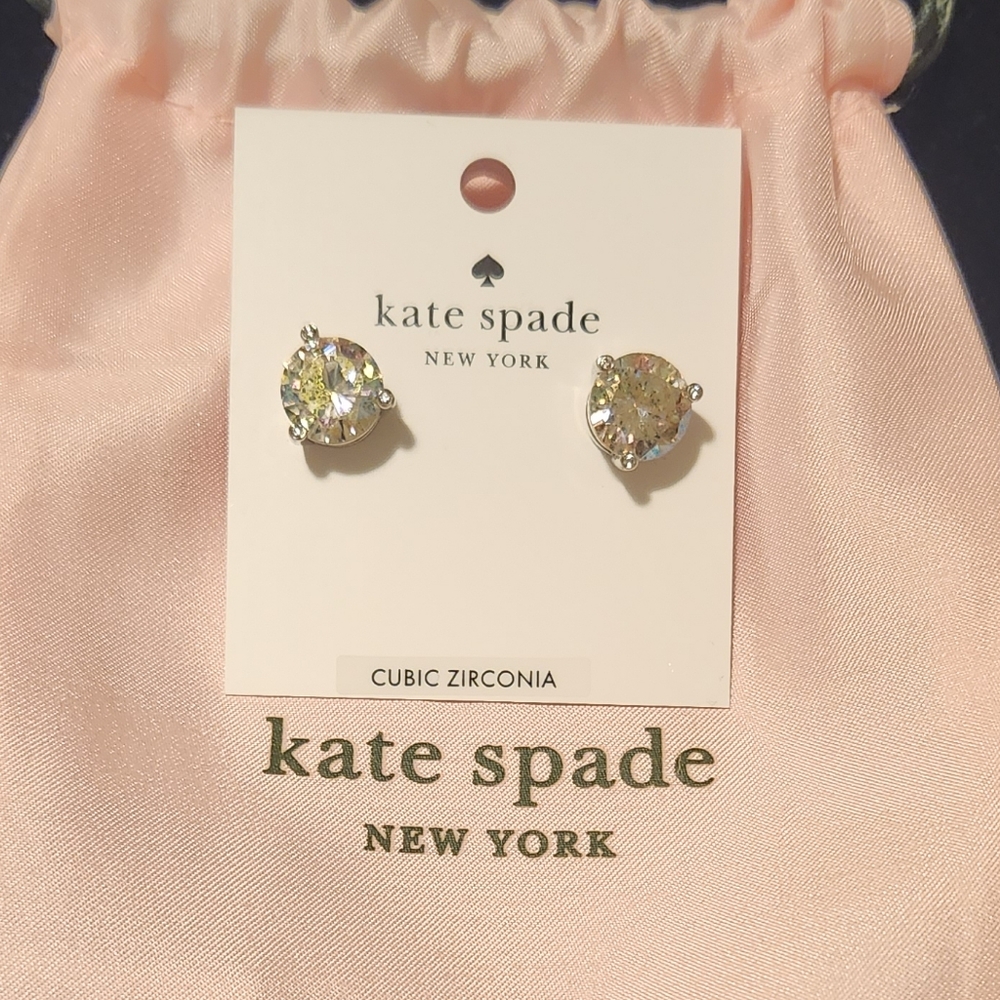 Kate Spade New York Cubic Zirconia Post Earrings
